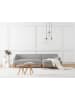 Beliani Ecksofa SOSJO in Grau/Braun - (W) 251 x (H) 74 x (L) 132 cm linksseitig