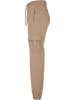 Urban Classics Urban Classics Damen Ladies High Waist Cargo Comfort Jogging Pants in softtaupe