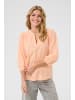 Kaffe Langarm-Bluse KAjollia in Peach Nectar