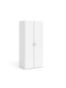 ebuy24 Kleiderschrank Spell Weiß 78 x 50 cm
