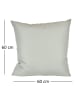 JACK 1x Outdoor Kissenhülle 60x60cm Uni in Hellgrau