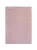 KADIMA DESIGN Teppich Kurzflor Unifarben Polyester Antirutsch Wohnzimmer in Rosa