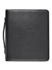 Dermata Schreibmappe Leder 35.5 cm schwarz