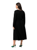 Ulla Popken Midikleid in schwarz