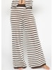 SASSYCLASSY Strickhose mit geradem Bein in Offwhite
