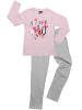 Disney Disney Minnie Mouse Schlafanzug - Thinking of you  Langarm in grau/rosa