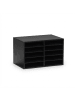 relaxdays Dokumentenablage in Schwarz - (B)49 x (H)31 x (T)31 cm