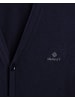 Gant D1. ELBOW PATCH CARDIGAN in Evening blue