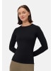 Les Lunes Langarmshirt SAAGE Warm Thermo Longsleeve in schwarz