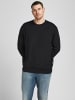 Jack & Jones Basic Sweater Plus Size Sweatshirt Pullover Übergröße JJEBASIC in Schwarz