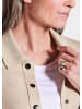 GOLDNER Kurzgröße:  Leichte Damenjacke, Veloursleder-Optik in beige