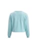 IZIA Women Sweatshirt in Aqua