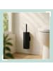 relaxdays Toilettenbürste in Schwarz  - (B)9 x (H)36,5 x (T)11 cm