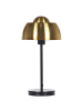 Beliani Tischleuchten SENETTE in Schwarz/Gold - (W) 24 x (H) 44 x (L) 24 cm
