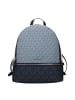 Michael Kors Blau Stoff Rucksack