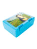 Mr. & Mrs. Panda Bento Box Pinguin Blumen Design ohne Spruch in Weiß