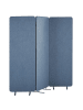 Beliani Paravent STANDI in Blau - (W) 184 x (H) 184 x (L) 30 cm