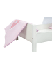 roba Puppenbett 'Fienchen' - inkl. textiler Ausstattung, Bettwäsche & Himmel - Weiß