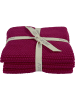 Sander Baumwolle Wischtuch im 3er-Pack Allstars in fuchsia