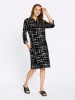 WITT WEIDEN Druck-Kleid in schwarz-weiß-bedruckt
