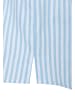 More & More feminine, gestreifte Kurzarm-Puffärmelbluse in skyblue/white