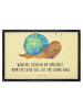 Mr. & Mrs. Panda Bodenvorleger Schnecke Sir mit Spruch in Gelb Pastell