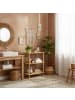 relaxdays Standregal in Natur - (B)60 x (H)79 x (T)40 cm