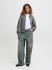 JJXX Sweatshirt mit Reißverschluss in Medium Grey Melange