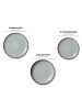 Ritzenhoff & Breker 18er Set Teller-Set Portofino grau in grau