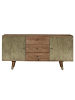 Giner y Colomer Sideboard aus Mangoholz und Bronze in Brown