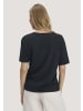 Hessnatur Hessnatur T-Shirt Oversize aus Leinen und Bio-Baumwolle in schwarz