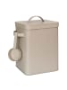 relaxdays 2 x Metallbox in Beige - 6,5 Liter