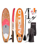 Apollo Aufblasbares Stand Up Paddle Board " SUP - Wood Pink " in holz/pink