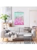 WALLART Stoffbild mit Posterleisten - Rainbow - Tropical Vibes in Pink