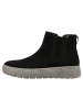Tamaris WIDE FIT Chelsea Boot in BLACK NUBUK