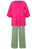 Ulla Popken Pyjama in hibiskuspink