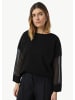 comma Strickpullover langarm in Schwarz
