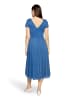 Vera Mont Cocktailkleid im Glitzer-Look in Silver/Light Blue