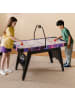 COSTWAY Airhockey Tisch mit LED-Digitalanzeige in Schwarz
