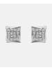 Diamant L'éternel Ohrstecker aus 375 Weißgold mit Diamant