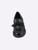 Heine Slipper in schwarz