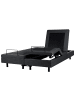 Beliani Doppelbett DUKE in Grau/Schwarz - (W) 160 x (H) 37 x (L) 200 cm
