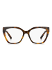 Tommy Hilfiger Damen Optische Fassungen Quadrat Braun