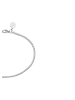 PURELEI Fußkette Flare in Silver
