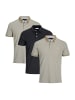 Jack & Jones Poloshirt Paulos - Slim Fit in Beige / schwarz