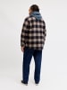JACK & JONES PLUS Overshirt in Navy Blazer