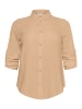 KAFFE curve Langarm - Hemd KCnana Regular fit in Classic Sand