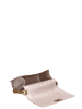 Marc Ellis Handtasche in LIGHT GRAY AND BRASS