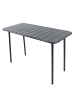 VCM  Metall Bistrotisch Gartentisch Balkontisch Sumila in Schwarz
