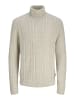 Jack & Jones Rollkragenpullover in White Melange